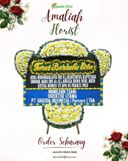 Papan Bunga Duka Temu